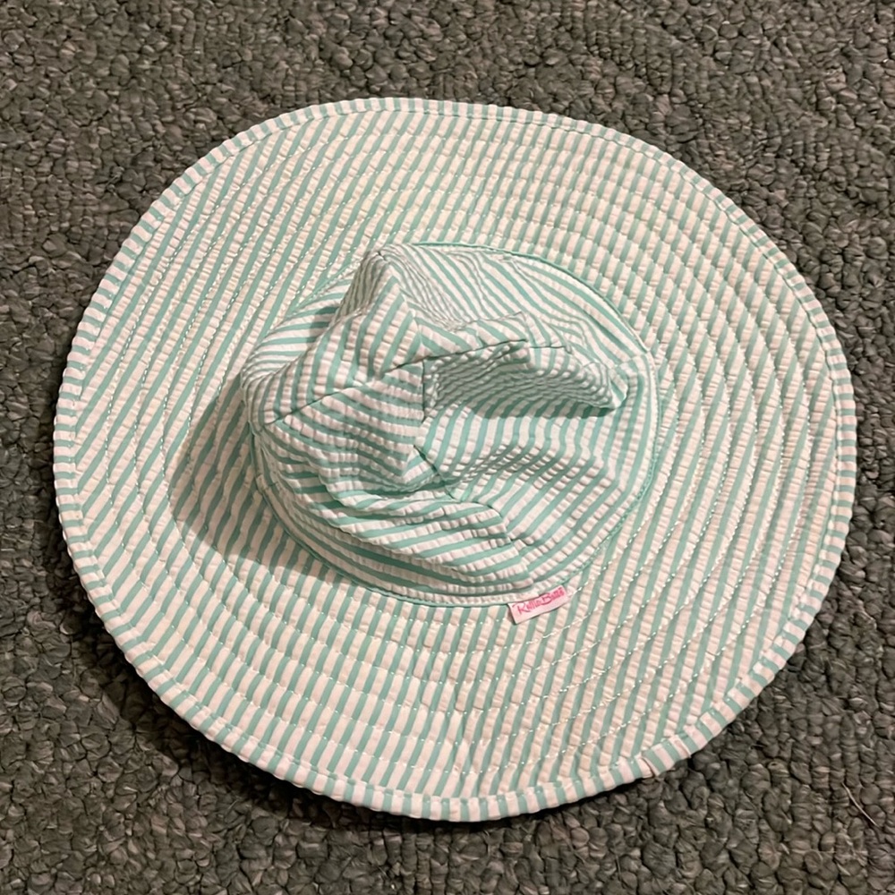 Rufflebutts seersucker sun hat